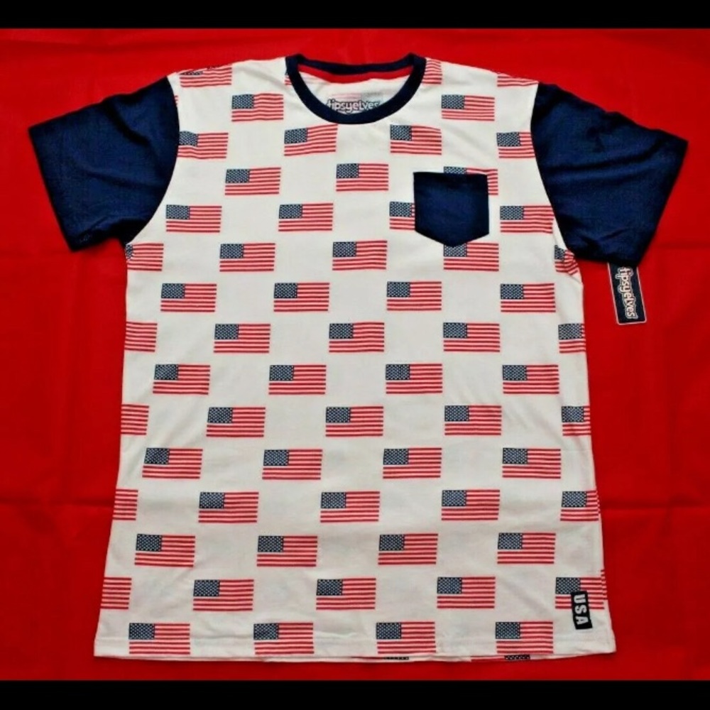 Tipsy Elves July 4th Independence Day Mini Flags
